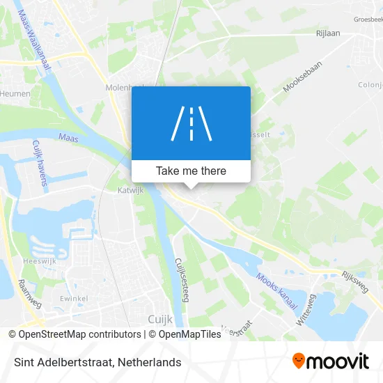 Sint Adelbertstraat Karte