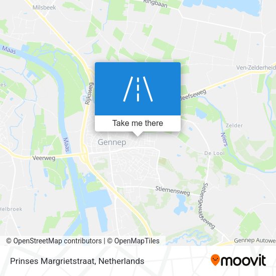 Prinses Margrietstraat map