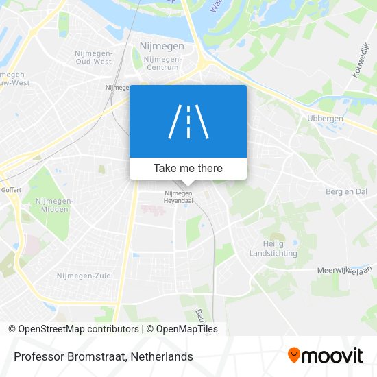 Professor Bromstraat map
