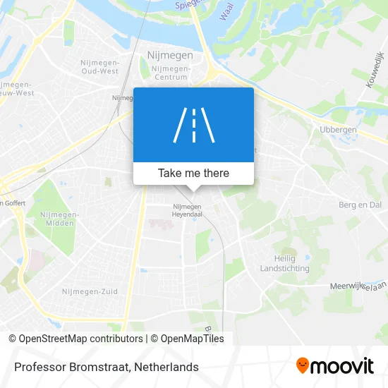 Professor Bromstraat map