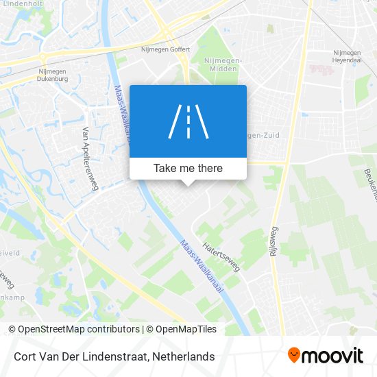 Cort Van Der Lindenstraat map