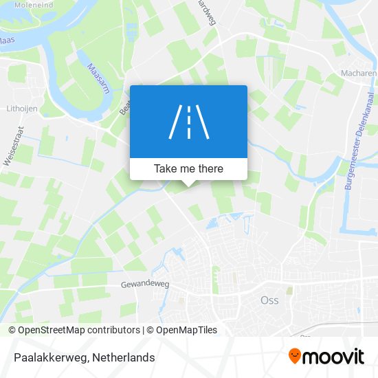 Paalakkerweg Karte