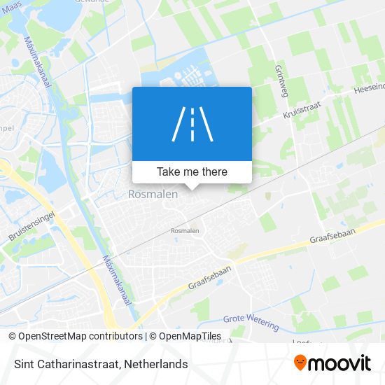Sint Catharinastraat map