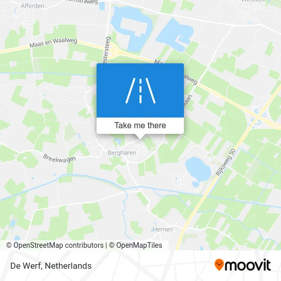 De Werf map