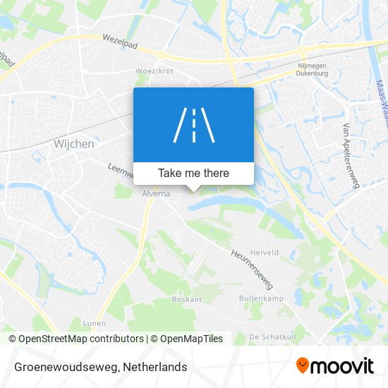 Groenewoudseweg map