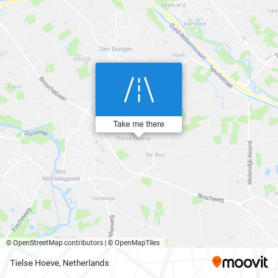 Tielse Hoeve map