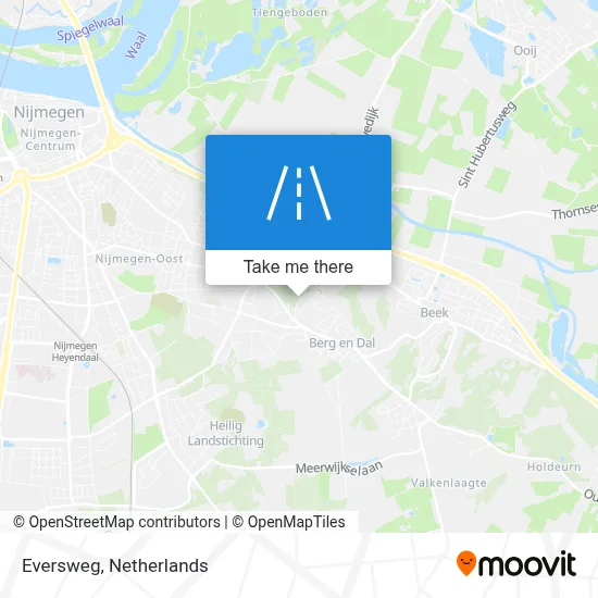 Eversweg map
