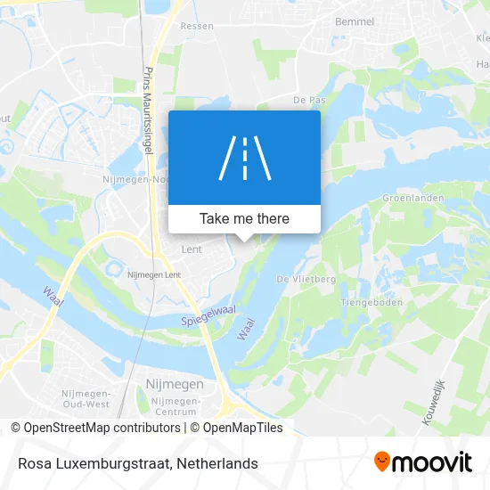 Rosa Luxemburgstraat map