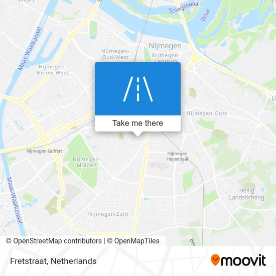 Fretstraat map