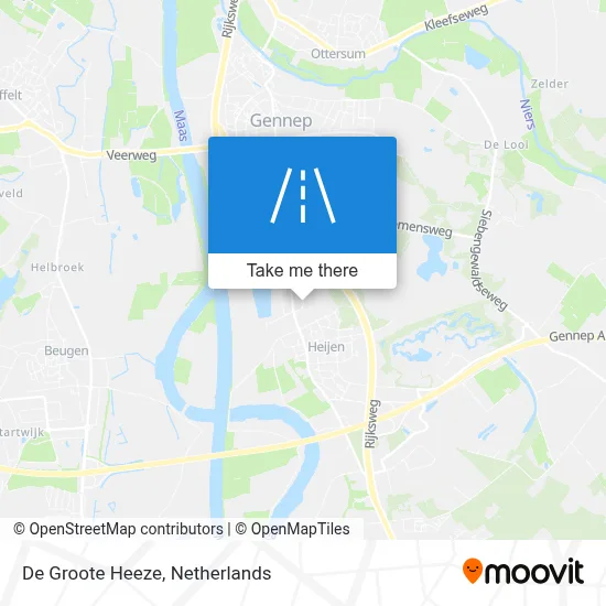 De Groote Heeze map