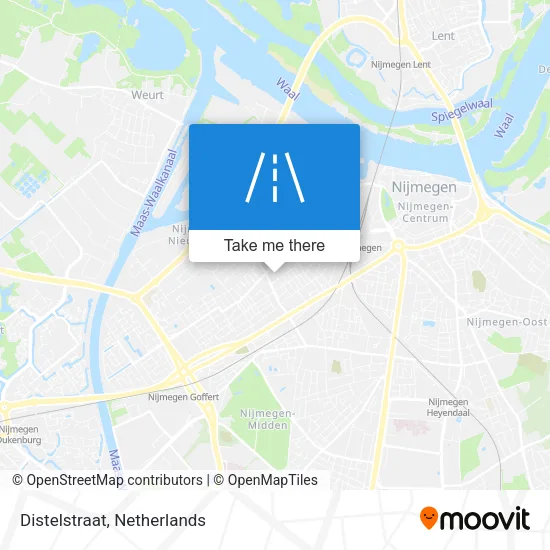 Distelstraat Karte