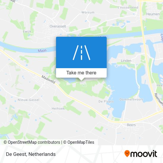 De Geest map