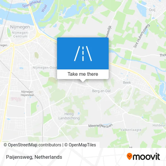 Paijensweg map