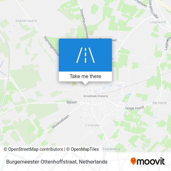 Burgemeester Ottenhoffstraat map