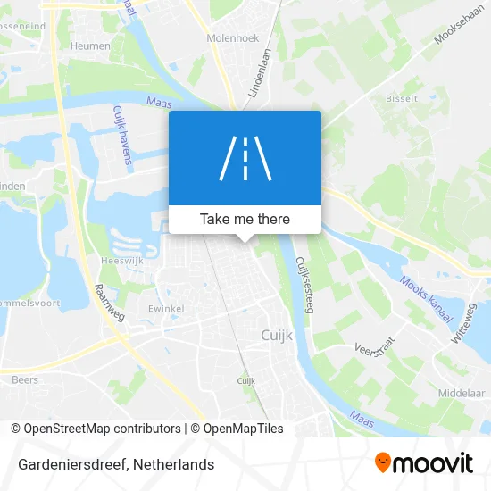 Gardeniersdreef map