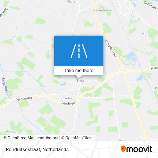 Ronduitsestraat map