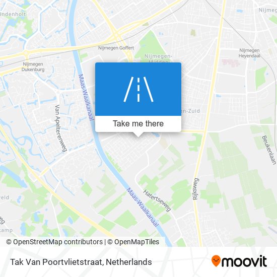 Tak Van Poortvlietstraat Karte