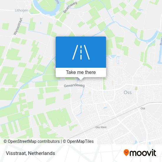 Visstraat map