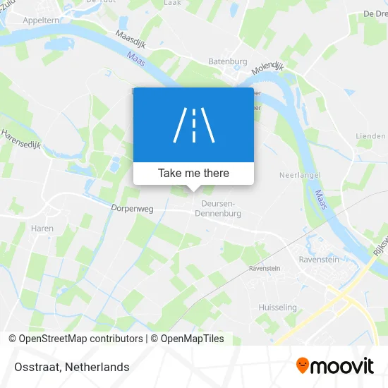 Osstraat map