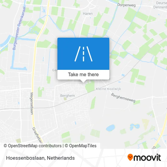 Hoessenboslaan map