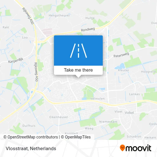 Vlosstraat map
