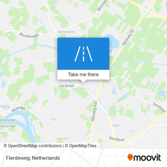 Flerdeweg map