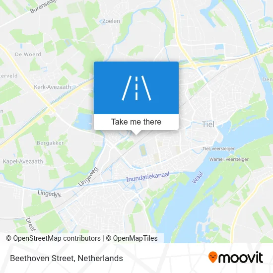 Beethovenstraat map