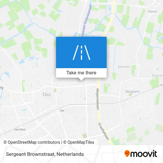 Sergeant Brownstraat map