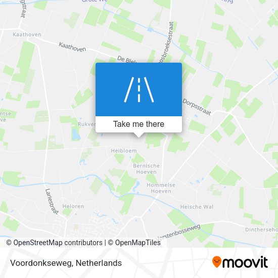 Voordonkseweg map