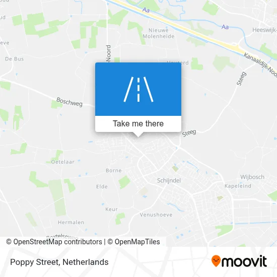Papaverstraat map