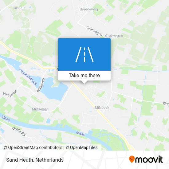 Zandheide map