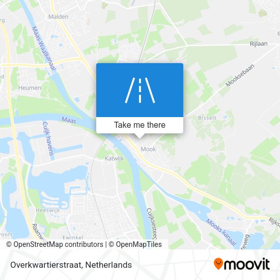 Overkwartierstraat map