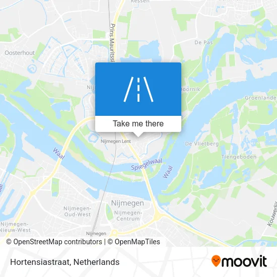 Hortensiastraat map