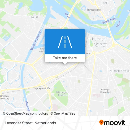 Lavendelstraat map