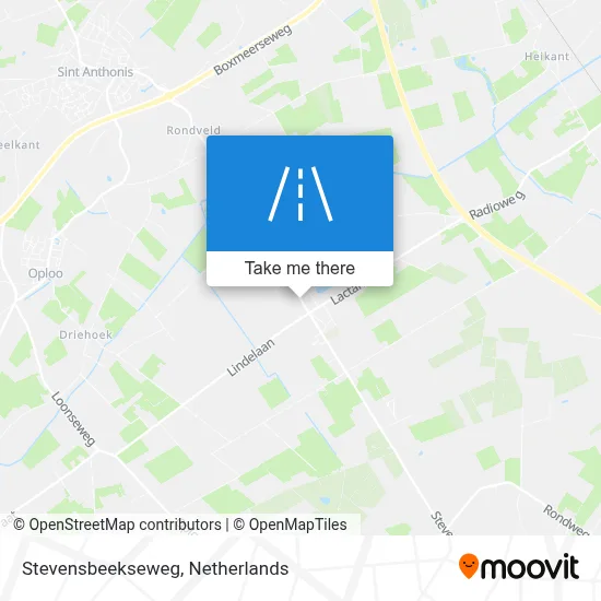 Stevensbeekseweg map