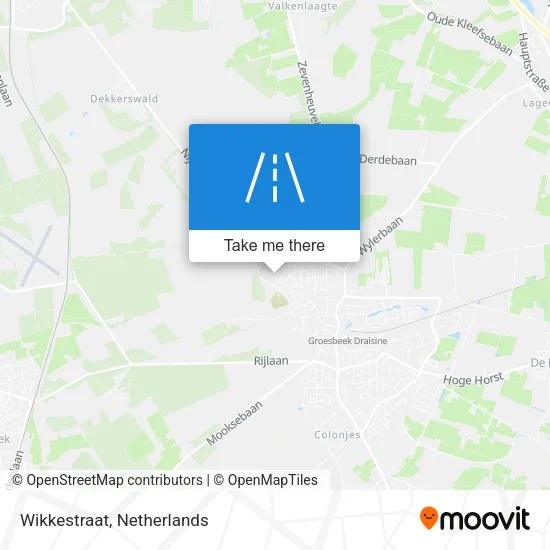 Wikkestraat map