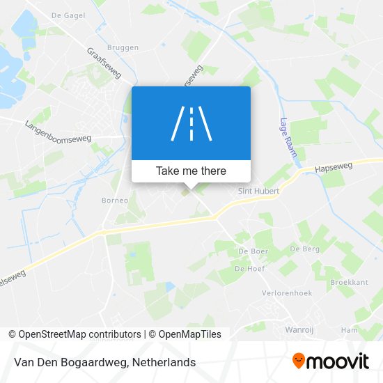 Van Den Bogaardweg map