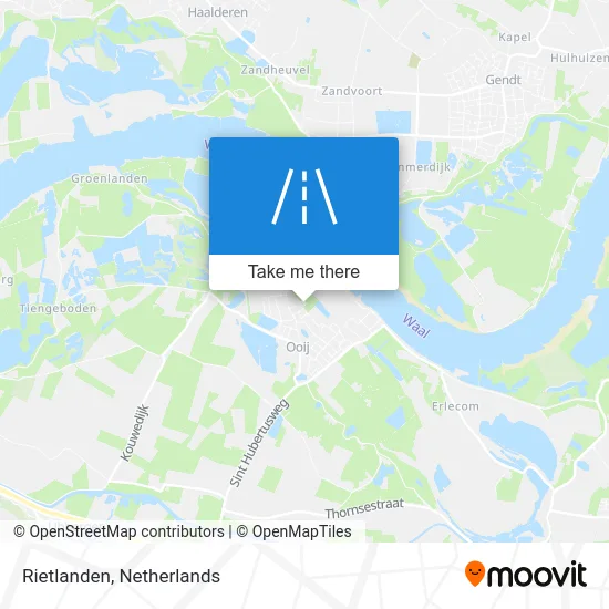 Rietlanden map