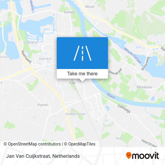 Jan Van Cuijkstraat map