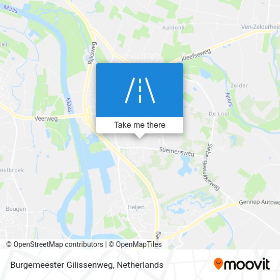 Burgemeester Gilissenweg map