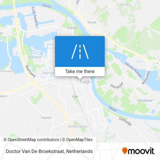 Doctor Van De Broekstraat map