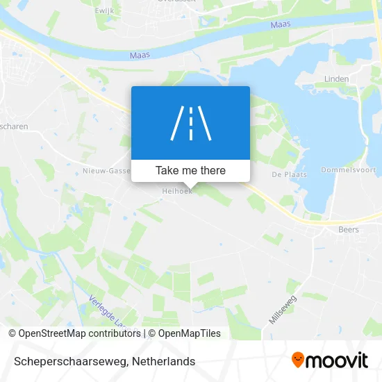 Scheperschaarseweg map