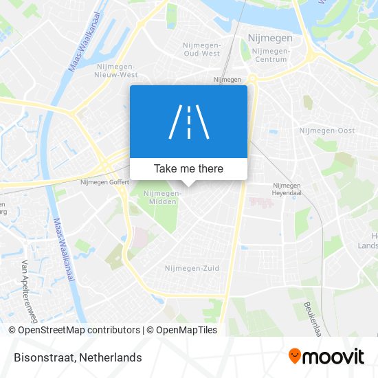 Bisonstraat map