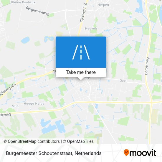 Burgemeester Schoutenstraat map