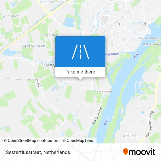 Sestertiusstraat map