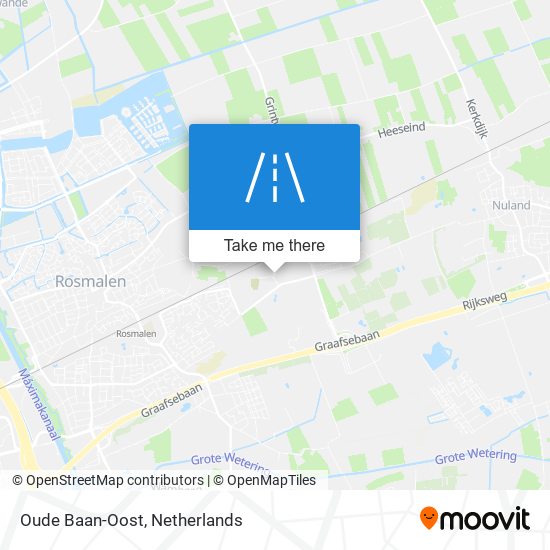 Oude Baan-Oost map