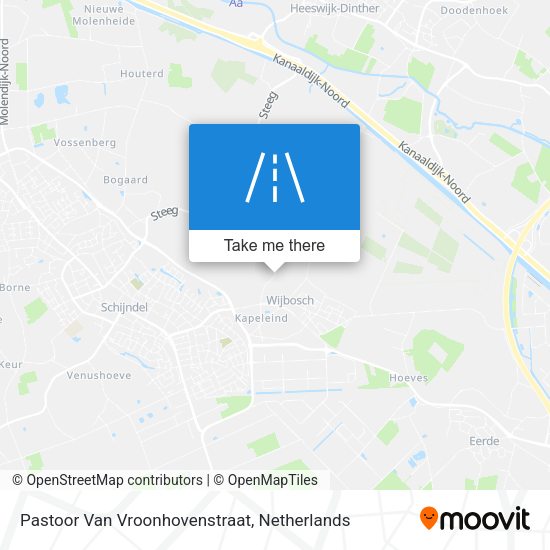 Pastoor Van Vroonhovenstraat map