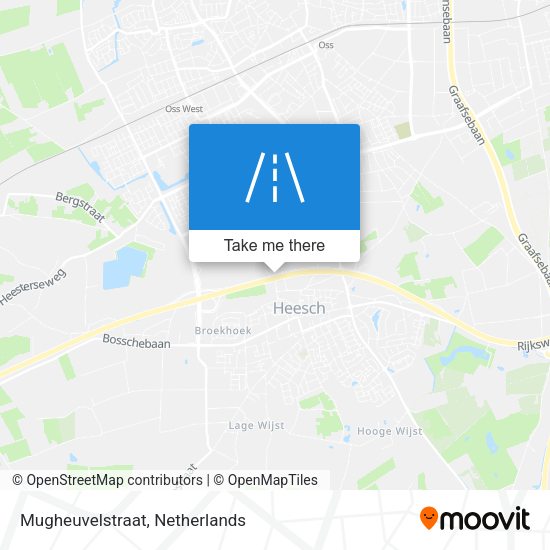 Mugheuvelstraat map