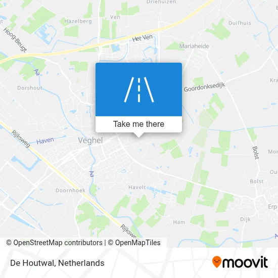 De Houtwal map