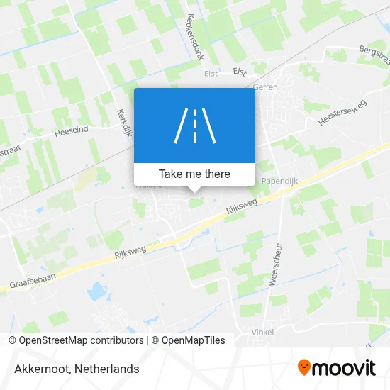 Akkernoot map